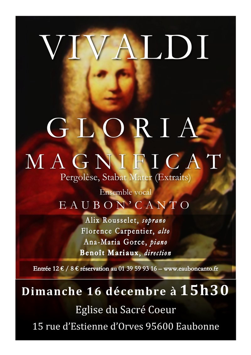 Vignette de Concert : dimanche 16 décembre 2012 - Vivaldi : Gloria et Magnificat