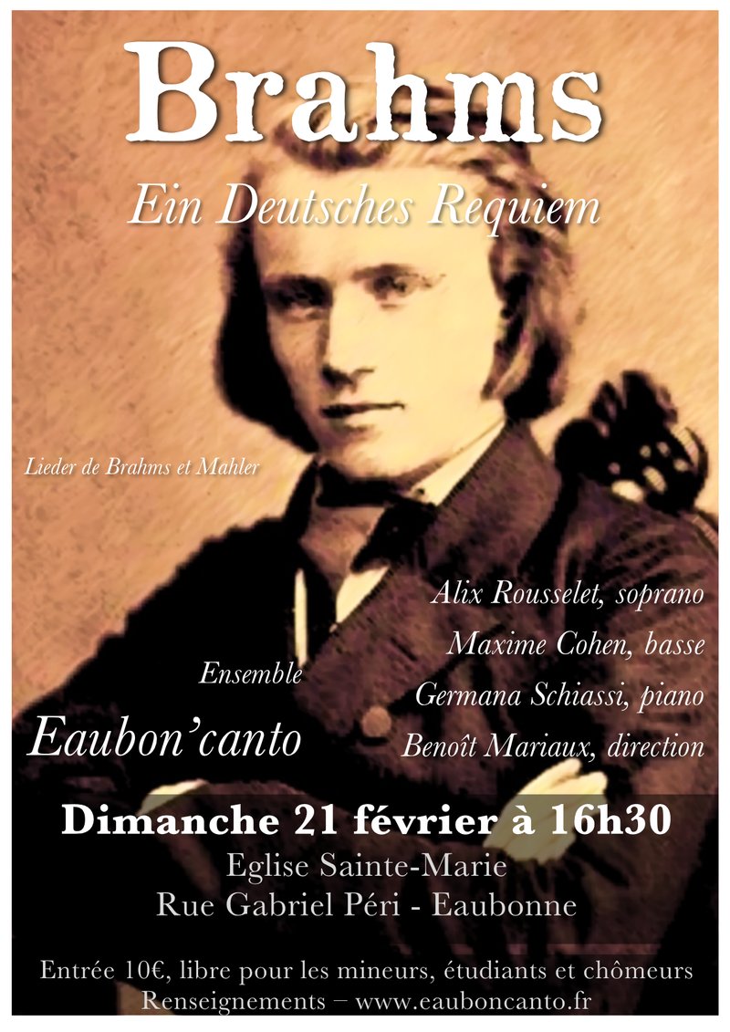 Vignette de Concert : dimanche 21 février 2016 - Brahms