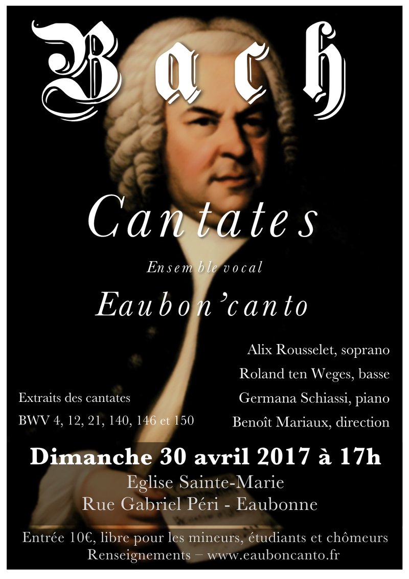 Vignette de Concert : dimanche 30 avril 2017 - Bach